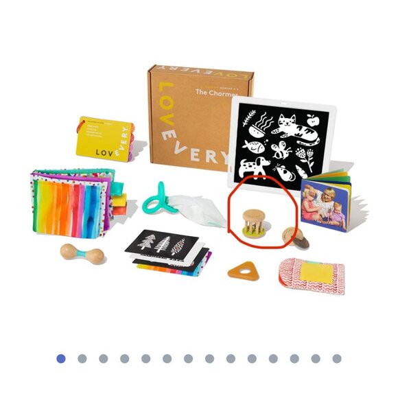 Lovevery Wooden Rolling Bell from The Charmer play kit 3-4 months - Picture 4 of 5